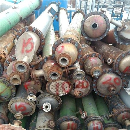 大型钛板换热器 二手钛材换热器回收 超跃设备