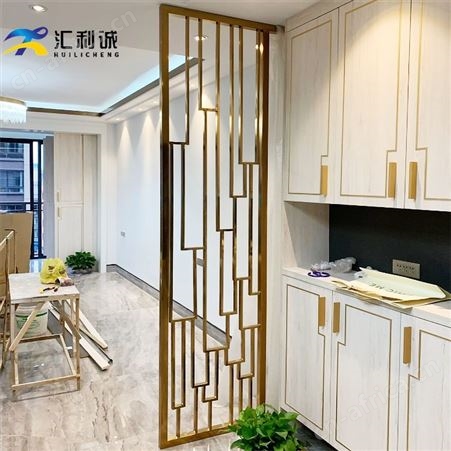 厨房欧式金属屏风定制 酒店酒吧商用不锈钢隔断装饰定做