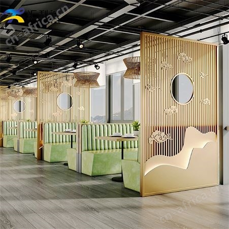 江苏黑色不锈钢中式屏风玄关隔断 餐厅新中式屏风定制