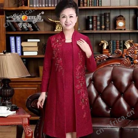 中年妈妈旗袍婚礼婚宴妈妈装喜庆