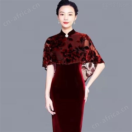 中年妈妈旗袍婚礼婚宴妈妈装喜庆