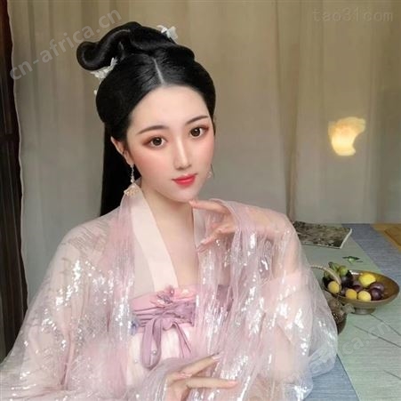 各朝代古装盘发 服装租赁 饰品 化妆造型