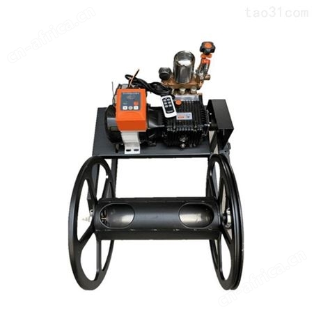 汇鑫农用喷雾器48V60V电三轮远程遥控自动卷管排管打药机汽油喷雾器
