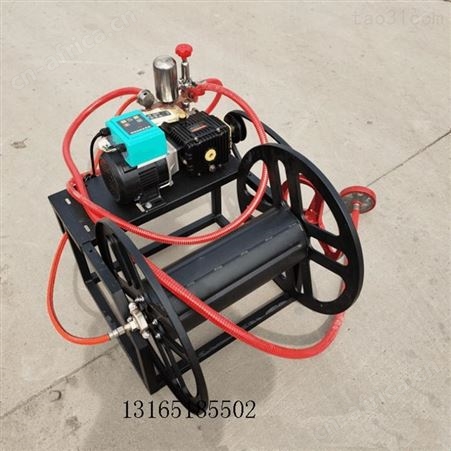汇鑫农用喷雾器48V60V电三轮远程遥控自动卷管排管打药机汽油喷雾器