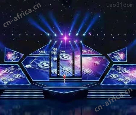 年会灯光音响舞台搭建演出人员摄影摄像