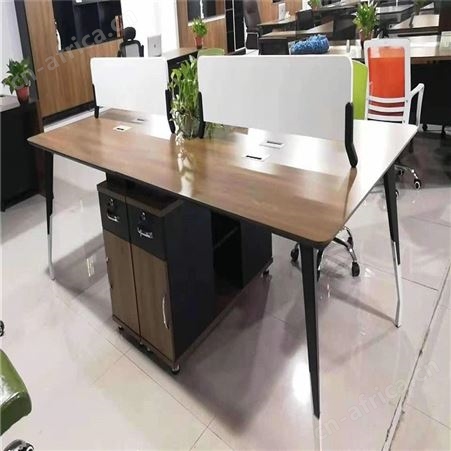 简约屏风隔断卡位员工位 工作电脑办公桌 旭峰家具