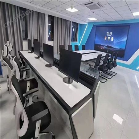 监控操作台 电力管网指挥中心 视频音频控制台 旭峰家具