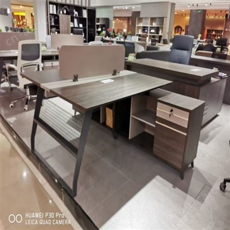 现代简约时尚工位桌 定制屏风工位桌 职员电脑桌 旭峰家具 现货供应