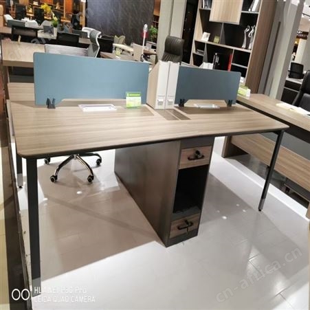 现代简约时尚工位桌 定制屏风工位桌 职员电脑桌 旭峰家具 现货供应