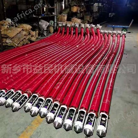 岳阳煤灰蛟龙上料机益民机械管式螺旋输送机YML玉米软管吸粮机