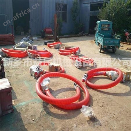 岳阳煤灰蛟龙上料机益民机械管式螺旋输送机YML玉米软管吸粮机