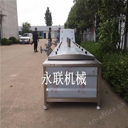鱿鱼花全自动蒸汽加热预煮机 海鲜蒸煮预煮设备