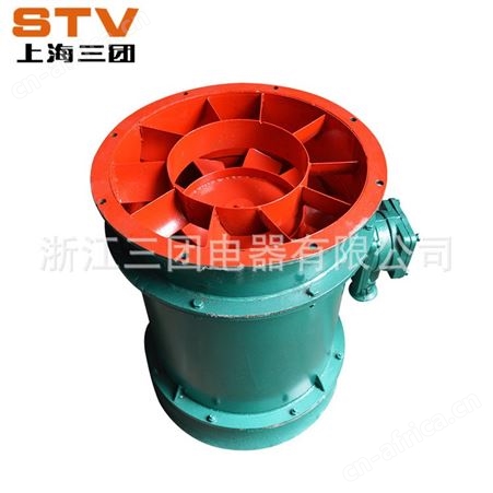 三团有证YBT-30KW轴流式局部通风机 FBY矿用防爆风机 矿用隔爆型局扇