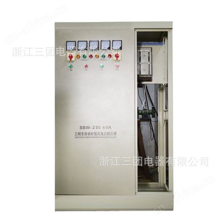 三相大功率全自动交流补偿式电力稳压器 SBW-100KVA 100KW隧道矿山升压三相稳压器顺通