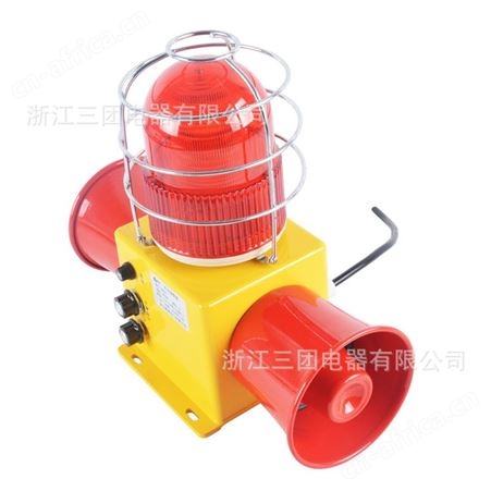 SHD2L防撞声光警报器工业天车行车消防220V380VSTSG-22S大分贝语音报警器 顺通