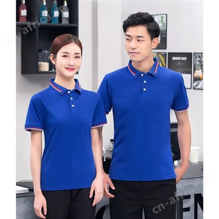 酒店餐饮服务员工作服短袖T恤 快餐火锅饭店超市奶茶店工装女夏季