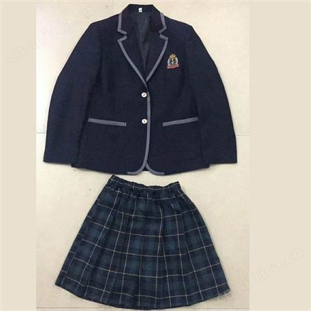 定制学院风校服批发 男女职业学院班服秋季 中学生套装
