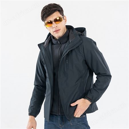 秋冬情侣三合一冲锋衣男防风防水两件套户外滑雪服潮牌女印标