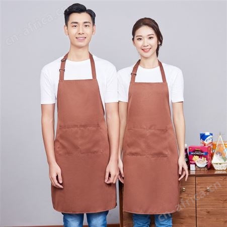 围裙定制logo印字定做餐饮奶茶罩衣女咖啡店花店烘焙美甲工作服男