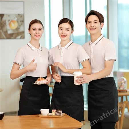 广告polo衫企业员工餐饮服务员工作服装定制短袖夏季薄款团建T恤851