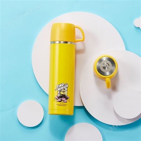 重庆礼品公司 员工礼品定制 水杯礼品 儿童礼品定制神偷奶爸小黄人提环保温杯MN-JTHB4