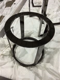 不锈钢发光茶几 酒吧/KTV不锈钢黑钛发光茶几  压花欧式钛金茶几脚