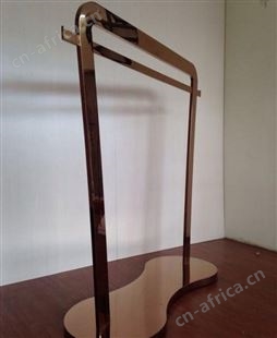 厂家定制不锈钢展示架 玫瑰金内衣展示架 文胸店陈列柜落地货架