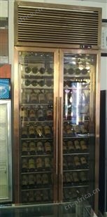 不锈钢酒柜 定做玫瑰金拉丝无指纹酒柜 红古铜装饰酒柜