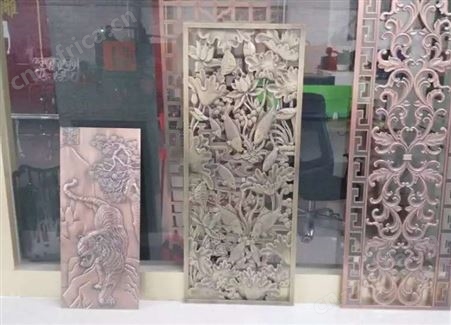 新中式简约不锈钢屏风装饰 酒店大堂不锈钢304耐腐蚀黑钛屏风价格