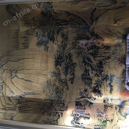 天花吊顶不锈钢蚀刻板 不锈钢蚀刻画背景墙