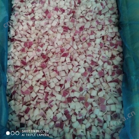 供应冷冻果蔬制品 速冻洋葱圈块绿拓食品