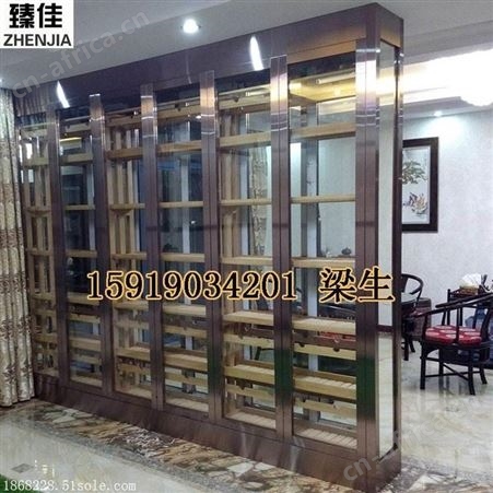 臻佳恒温不锈钢酒柜定制酒店别墅