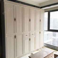全铝衣柜定制 防腐全铝衣柜门板 百和美铝合金收纳柜 全铝家居