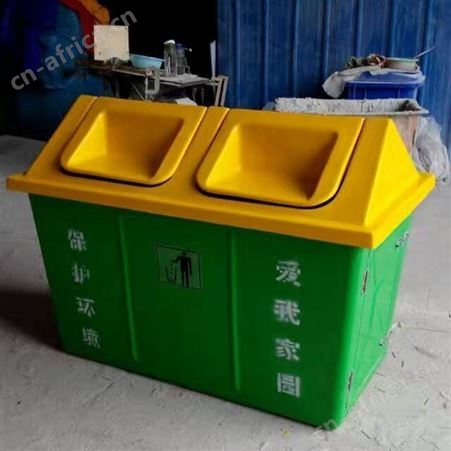 齐全洛阳奥博厂家供应塑木垃圾桶 塑料环卫垃圾桶，社区环卫垃圾箱售价