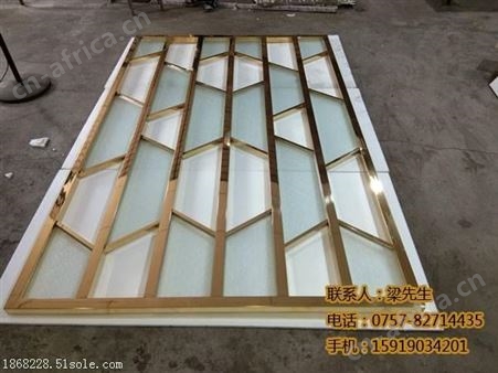 中式不锈钢花格 酒店金属隔断厂家佛山市臻佳金属制品有限公司