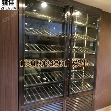 不锈钢酒柜 酒楼定制不锈钢恒温酒柜 装饰红酒柜酒架
