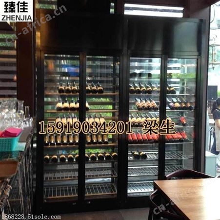 臻佳恒温不锈钢酒柜定制酒店别墅