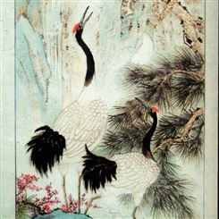 玉娇-艺术彩釉玻璃国画玻璃定制