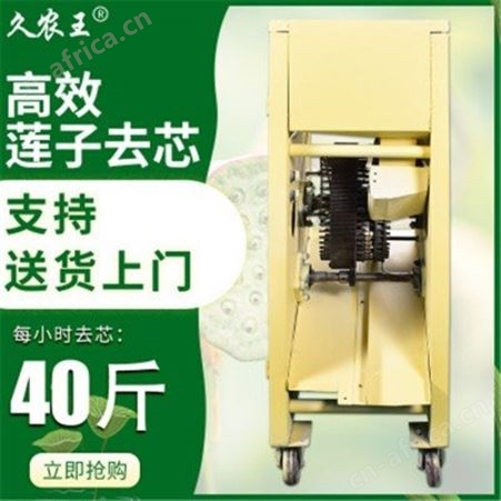 久农王全自动莲子钻芯机电动去芯机器莲子开边机