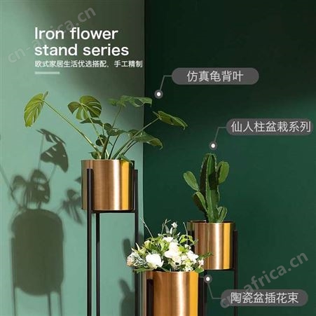 蓝博旺公司供应 不锈钢创意花盆 方形不锈钢花箱设计