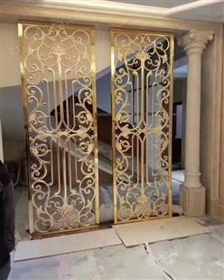 简约不锈钢屏风 南宁不锈钢花格供应商