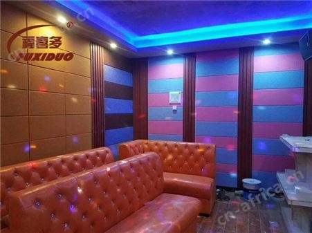 阻燃皮革布艺软包吸音板 电影院ktv工程防火隔音软包隔音棉板 樟树市幼儿园软包墙板
