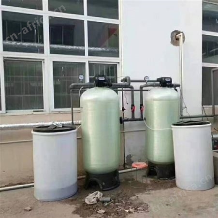 不间断制水软化水设备 过滤高硬度地下水去垢 10T净化水配置