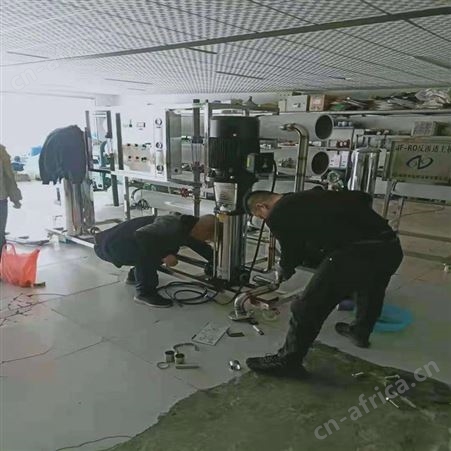 大棚育苗纯净水设备安装 商用全自动软化水设备调试 双级1T/H配置