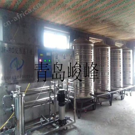 反渗透膜深度除盐直饮水设备 餐饮单位峻峰1吨纯净水简配 免安