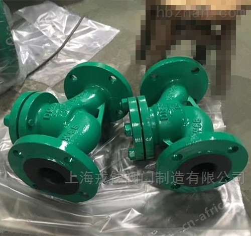H41J升降式衬胶法兰止回阀