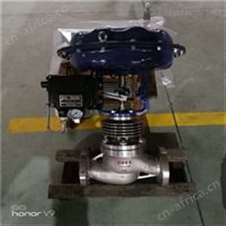 带定位器气动截止阀