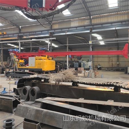多角度履带潜孔钻机 全液压履带式钻机 气动液压建筑钻孔机