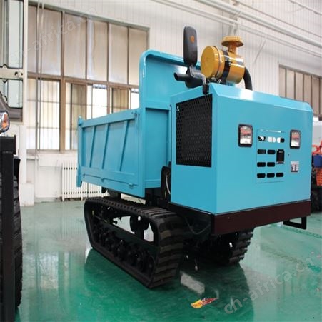 液压自卸一吨自卸车 农田转运小型履带搬运车 建筑工程砂石运输车