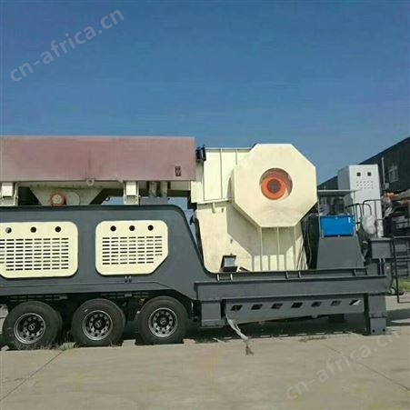 诚晓机械 轮胎鄂破移动破碎站 时产150吨河石制砂机
